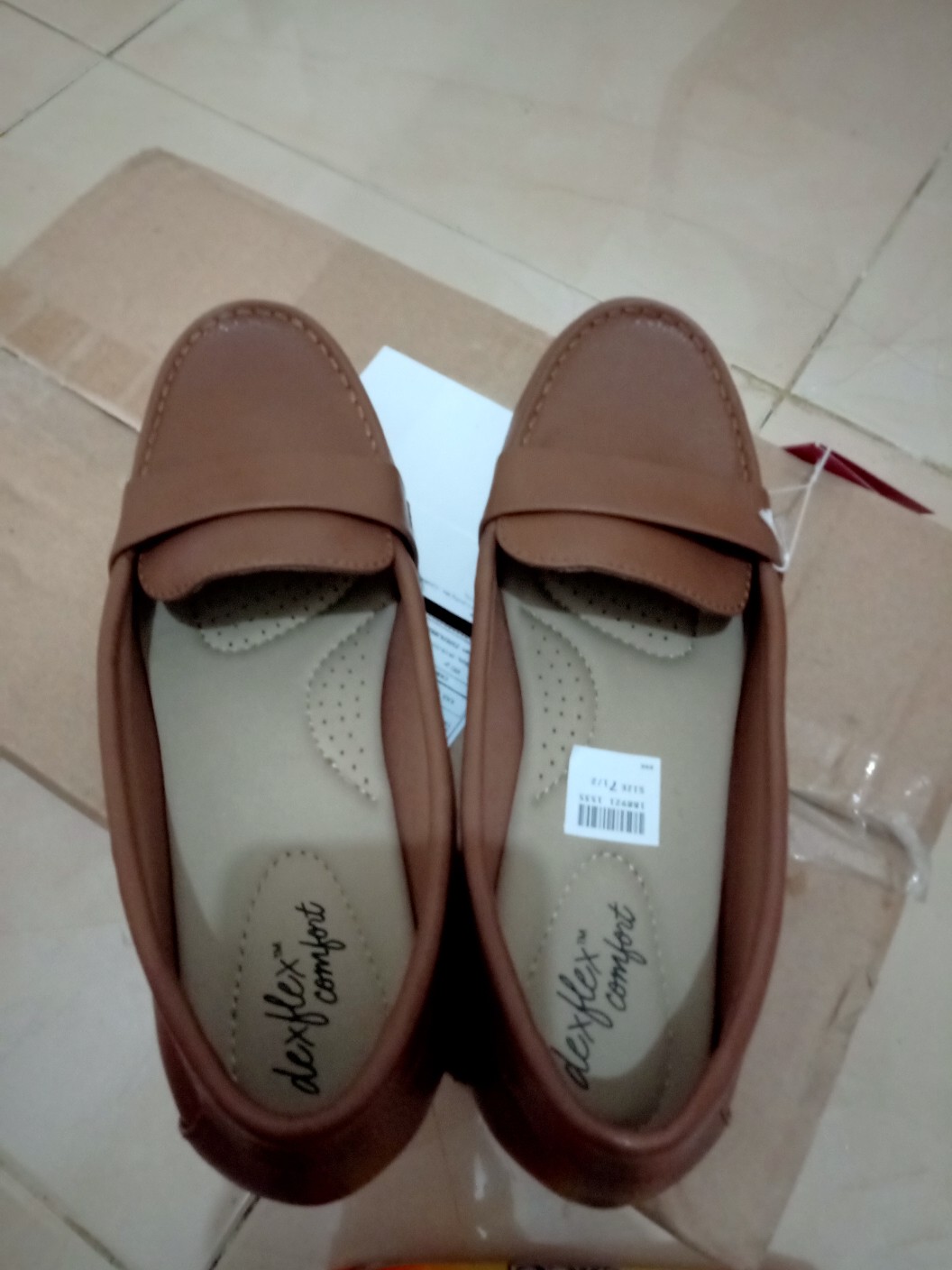 Dexflex Womens Driving Moc - Cognac_15