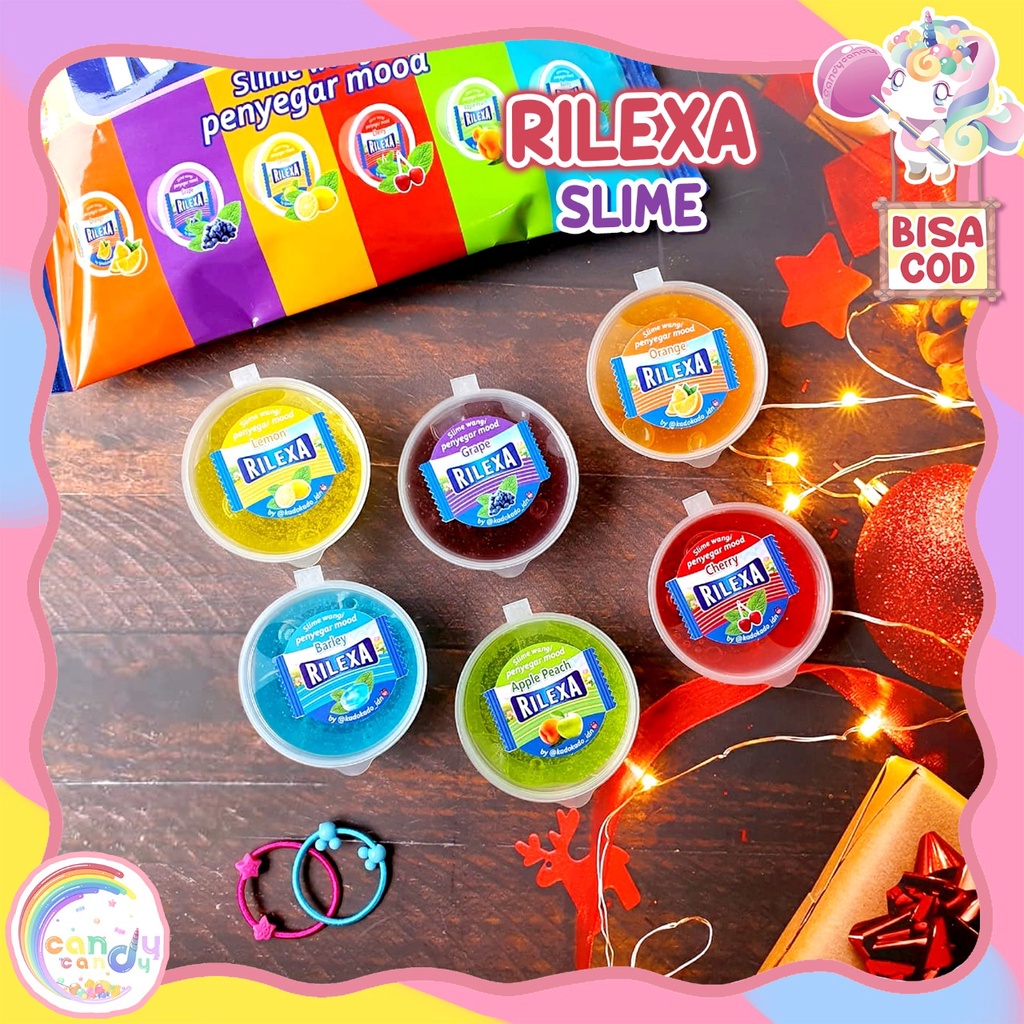 Slime Rilexa 6 warna 6 rasa by kadokado.idn