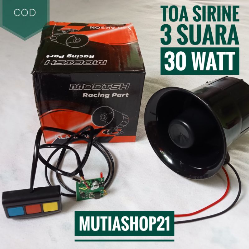 TOA MINI BULAT SIRINE 3 SUARA 30 WATT