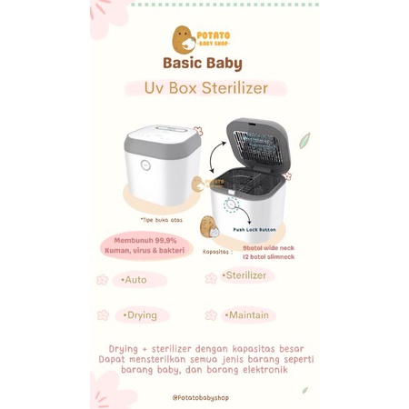 Basic Baby UV BOX Multi Function UV Sterilizer Dryer -basicbaby