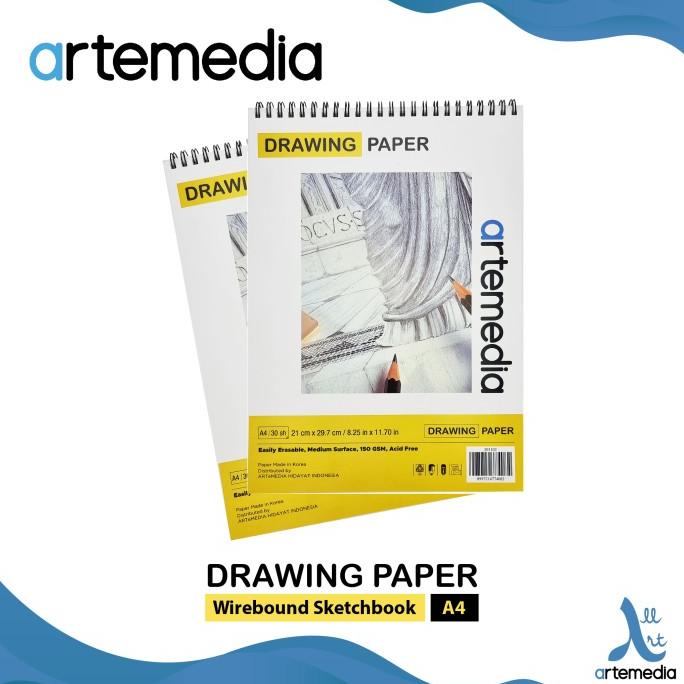

gunturputra39 Buku Sketsa Artemedia Drawing Paper Book A4 Wire Bound Sketchbook TERLARIS TERPERCAYA ORIGINAL