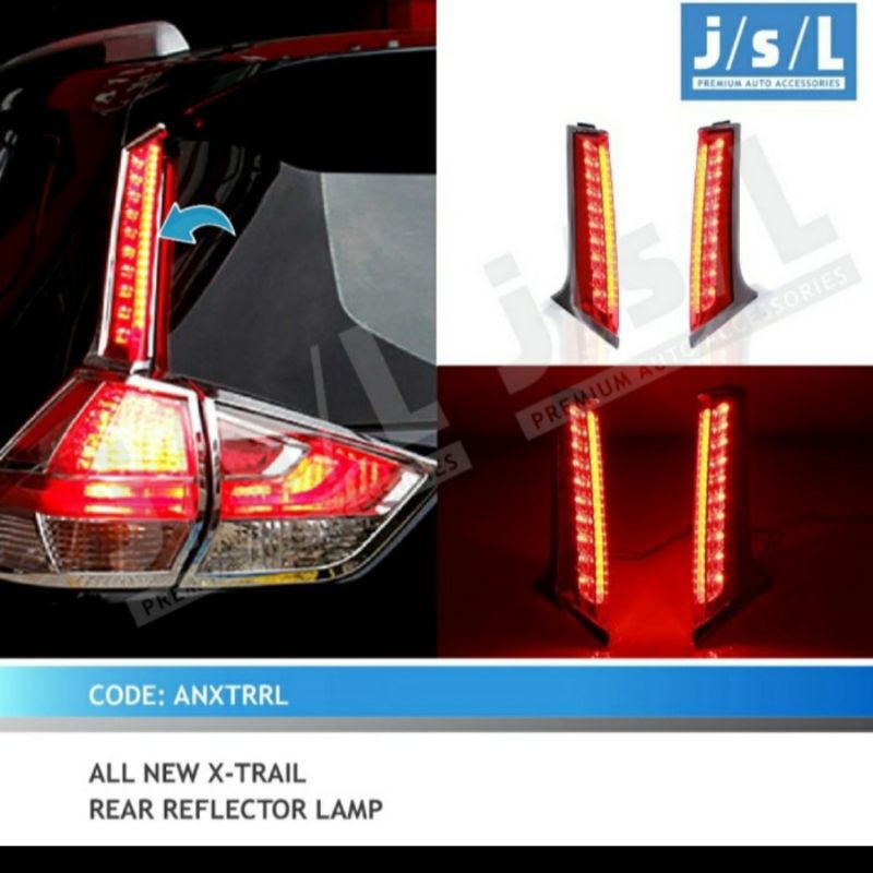 tiang reflektor all new XTrail/ rear reflektor pilar with lamp jsl