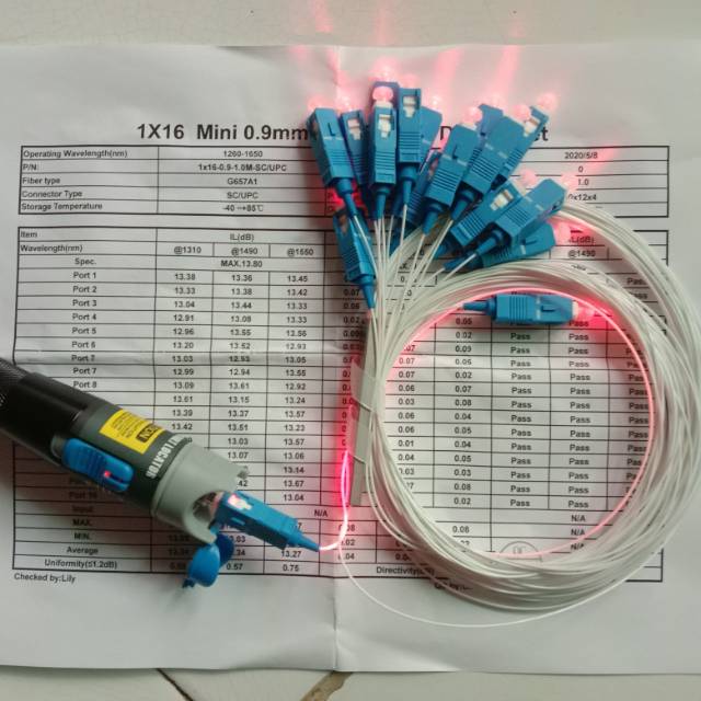 Spliter PLC 1:16 SC UPC