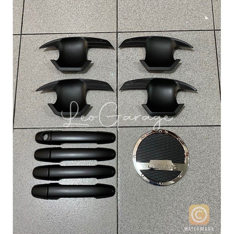 paket outer handle tank cover grand all new yaris 2014-2017 hitam