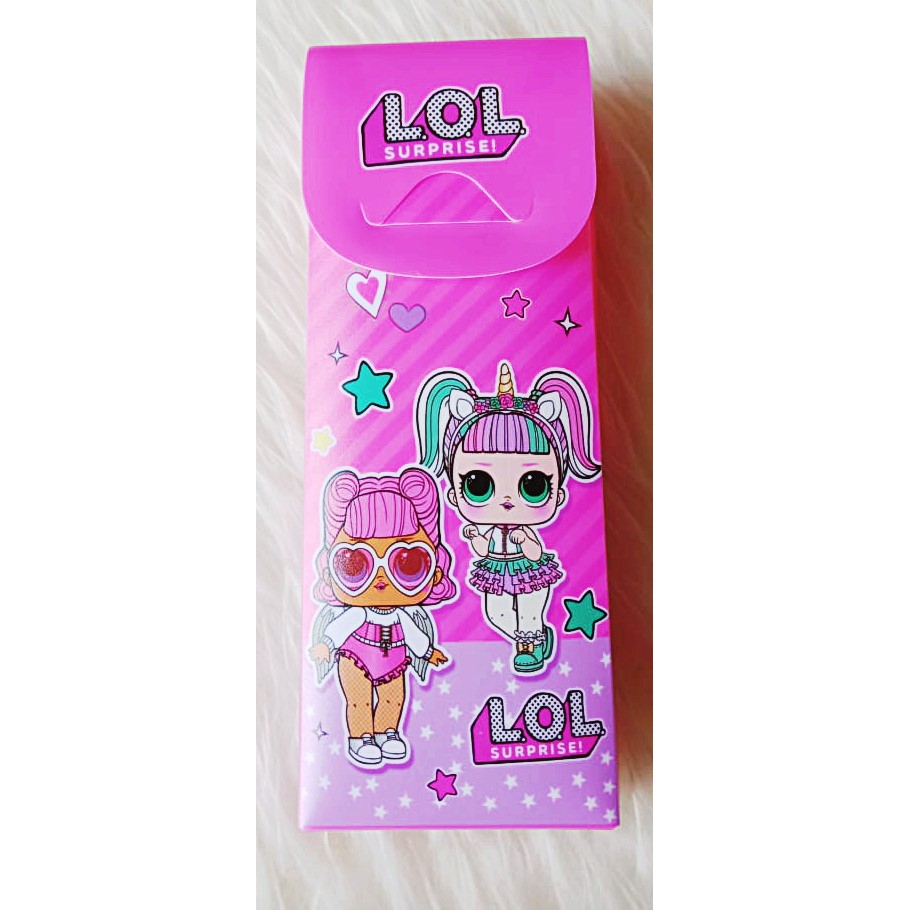 

Souvenir ultah anak kotak pensil rakit/tempat pensil lipat
