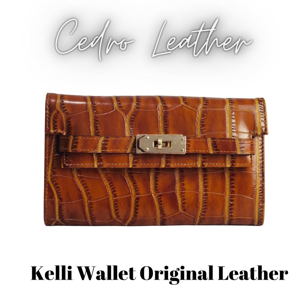 Cedro Leather Dompet Kulit asli Wanita Wallet Original premium Leather