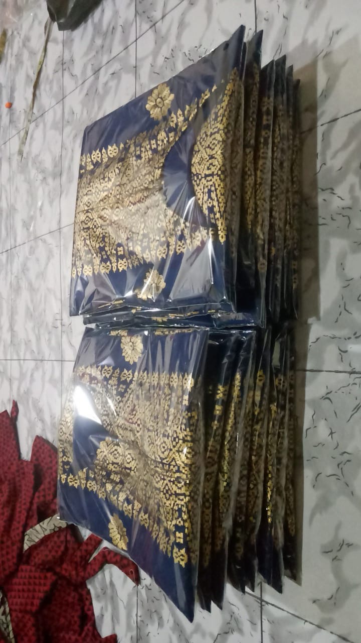 New Tunik Prada Dan Songket Seragam Kantor Sezi S M L Xl Xxl Xxxl Batikpt