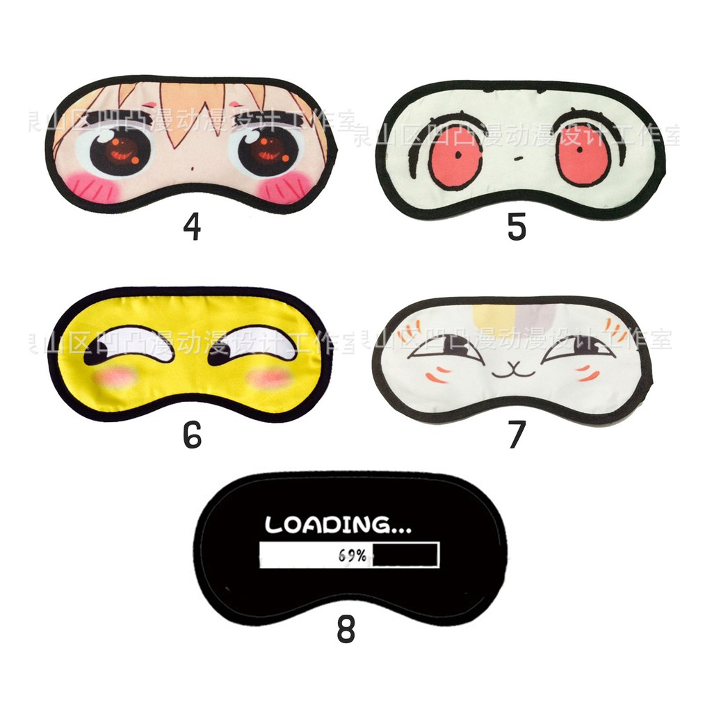 EPAN penutup mata tidur eyepatch umaru boku no hero anime fox rubah japan anime one piece manga