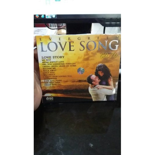 CD ORIGINAL VARIOUS ARTISTS - EVERGREEN LOVE SONG 60-70