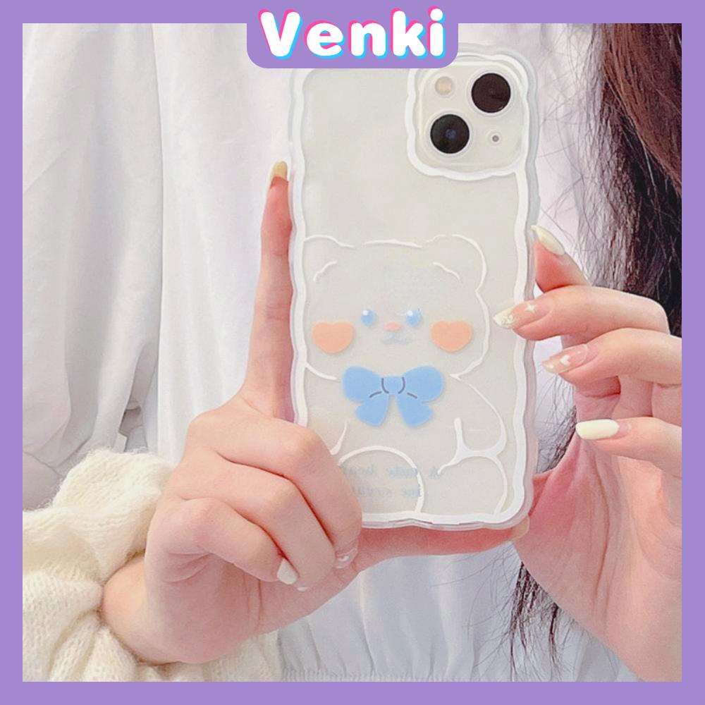 iPhone Case Silicone Soft Case Clear Case Airbag Shockproof Camera Cover Protection Cartoon Cute Bear Compatible For iPhone 11 iPhone 13 Pro Max iPhone 12 Pro Max iPhone 7 Plus