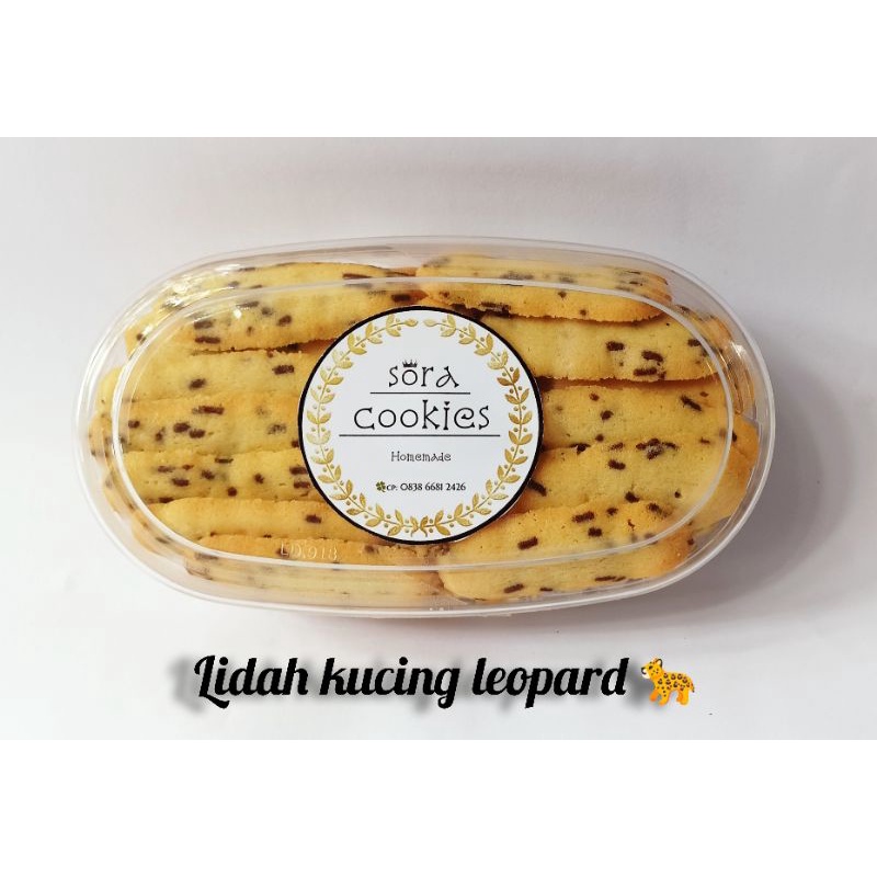 

kue kering lebaran lidah kucing by Sora cookies