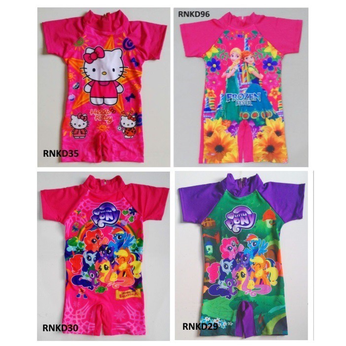 BAJU RENANG ANAK PEREMPUAN CEWEK DIVING UKURAN M, L, XL