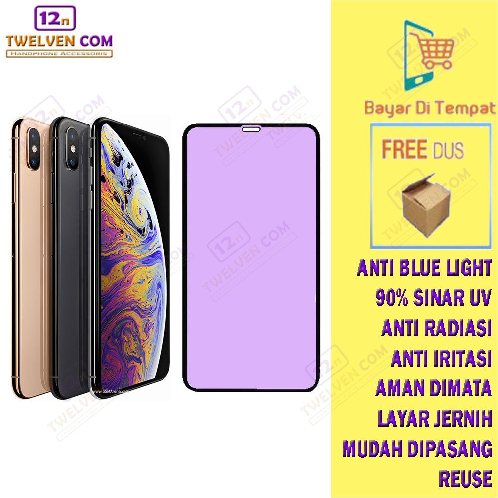 ANTI BLUE TEMPERED GLASS BLUE LIGHT iPhone X XS XR XS Max 11 / 11 Pro / 11 Pro Max / 12 / 12 Pro / 12 Pro Max / 13 / 13 Pro / 13 Pro Max