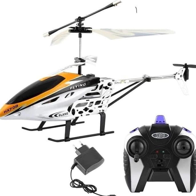 Mainan anak remote control helicopter HX-708 pesawat terbang hx 708