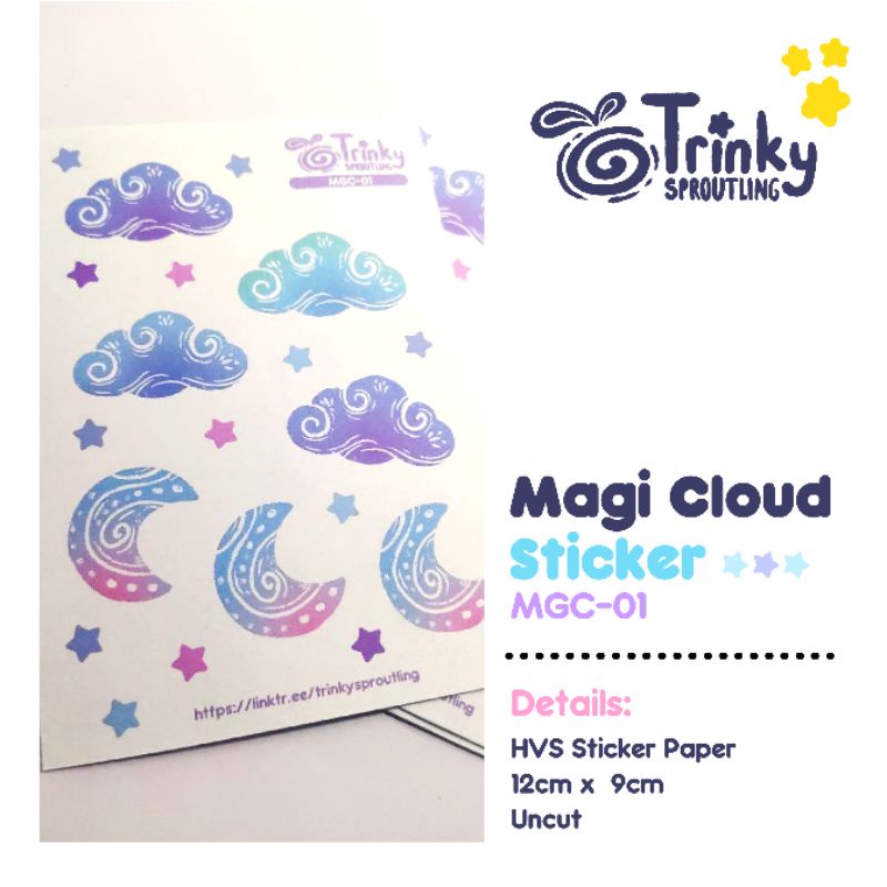

TS MGC 01 Magic Cloud - STICKER DECO