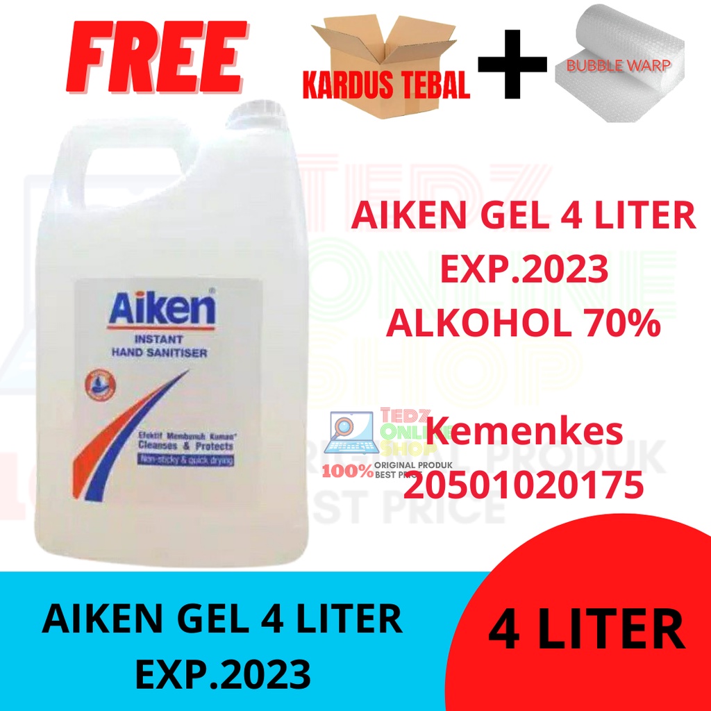 Aiken 4 Liter Gel Handsanitizer
