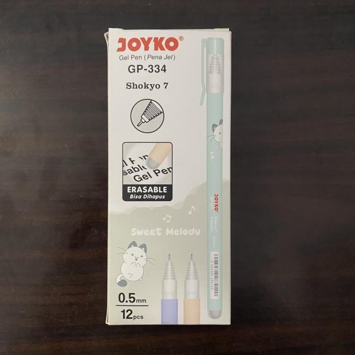 

------] Joyko Bolpen Gel GP-334 Shokyo 7 Erasable / Bisa Dihapus