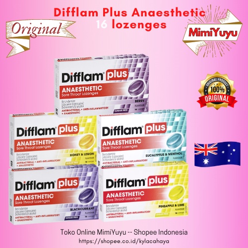 Difflam Plus Anaesthetic 16 Lozenges
