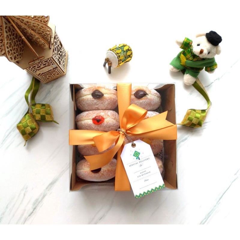 

Hampers Donat Bomboloni Idul Fitri, Hampers Donat Lebaran