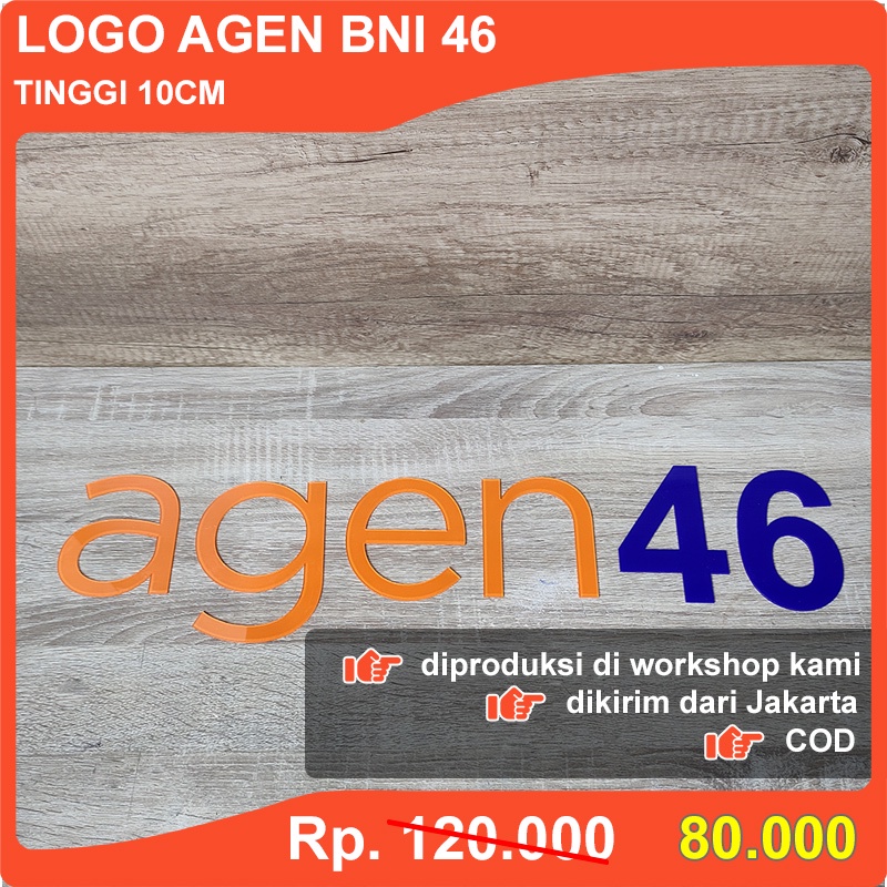 HURUF Akrilik AGEN BNI 46