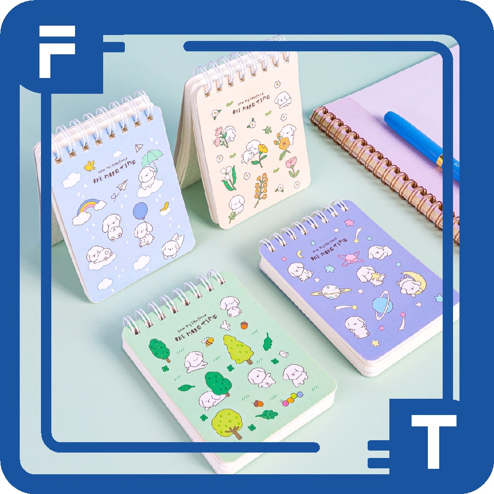

✦FT✦ Spiral Notebook / Buku Tulis Buku Catatan Spiral Mini Pocket Size A7 S025