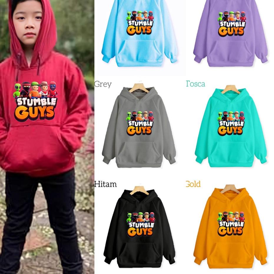 Terjangkau YVF - SWEATER HOODIE ANAK STUMBLE GUYS ✓
