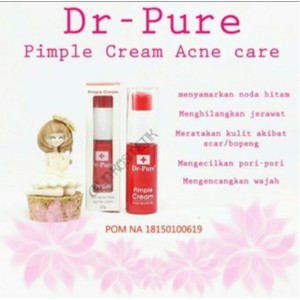 DR pure serum pimple cream acne care original BPOM
