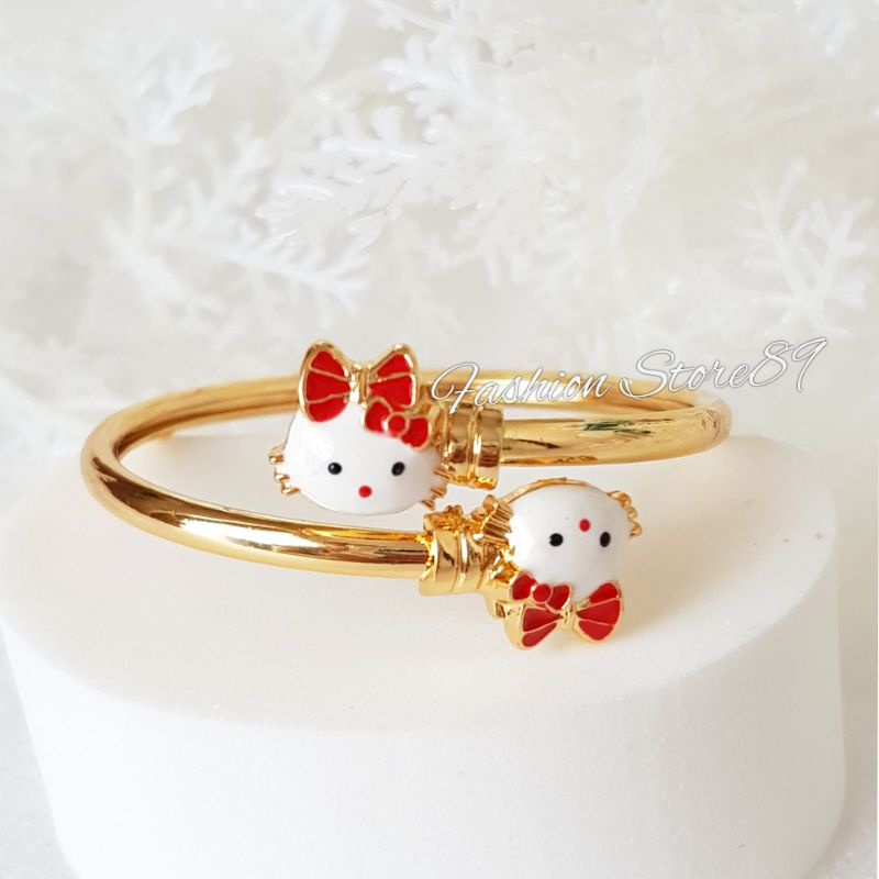 Ready Gelang Bangle Anak Flexibel impor perhiasan xuping Lapis Emas Bestseller