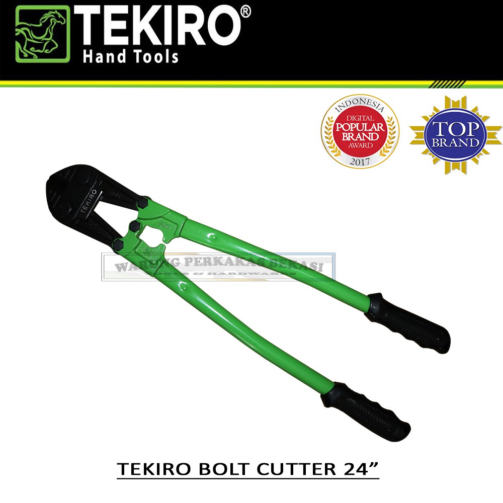 TEKIRO Bolt Cutter Gunting Potong Besi Flat Baja Ringan Gunting Beton 24 Inch