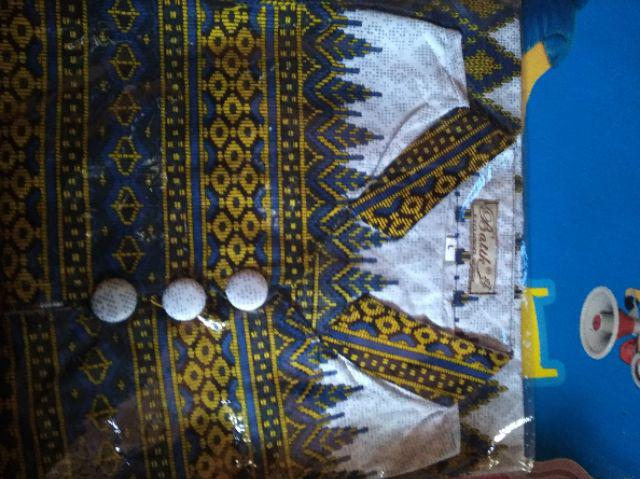 Atasan Batik Dolby Dolbi Dobby Doby Tenun Sutra Tulis Halus Katun Atbm Baron ,sarombit Atasan