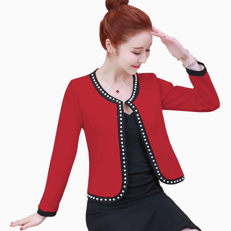 Blazer Kerja Kantor Wanita Gaya Korea Cantik Murah Terbaru - XSHOP Glenice