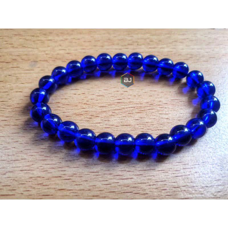GELANG BATU KING SAFIR 8MM ORIGINAL