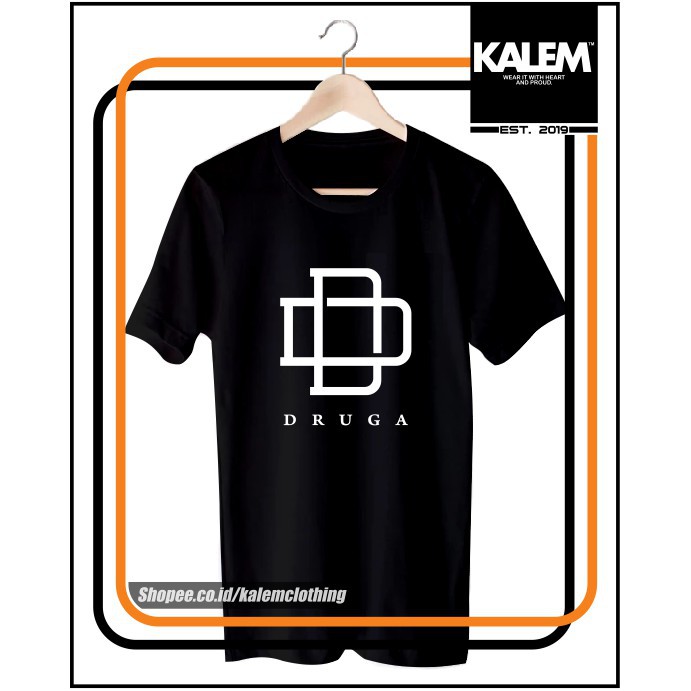 Kaos Vape Druga Logo Kalem Clothing Ideku Shopee Indonesia