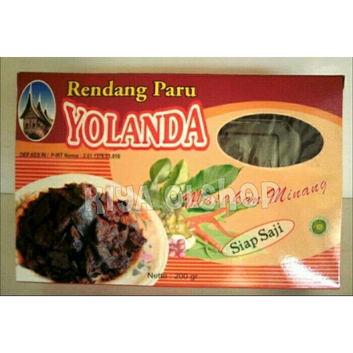 

Rendang Paru Yolanda 200 gram/Randang Khas Padang
