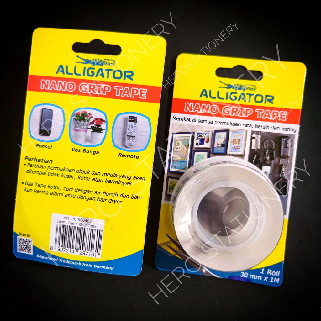 

Alligator faber nano double sided grip tape pita perekat dua sisi
