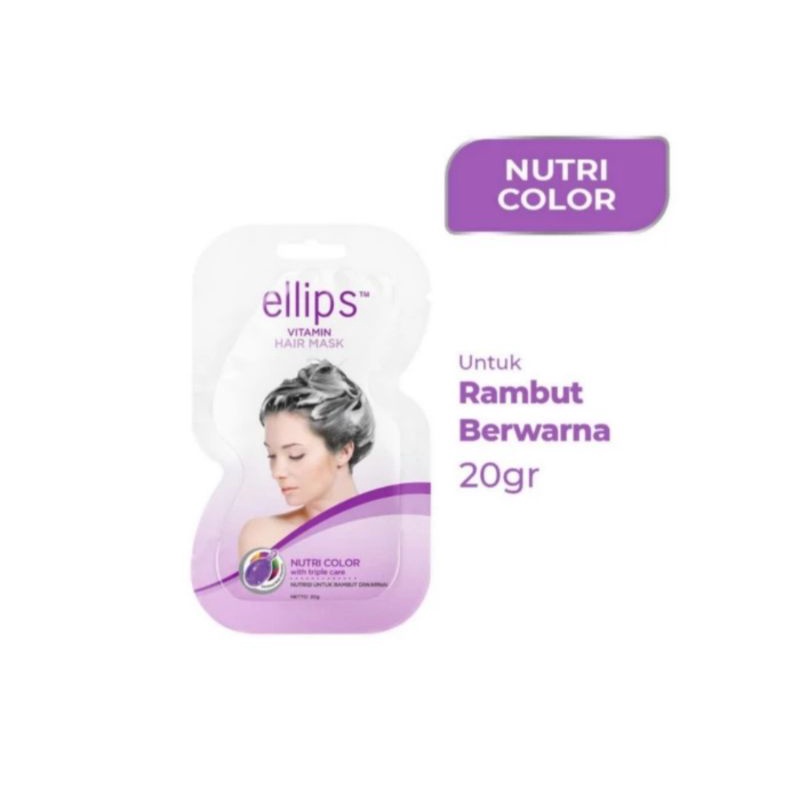 ELIPS Masker Rambut Hair Treatment Perawatan 20gr Sachet