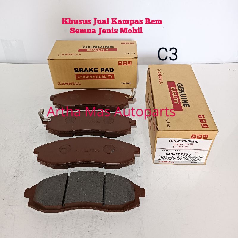 KAMPAS REM DEPAN BRAKE PAD L200 STRADA SINGLE CABIN