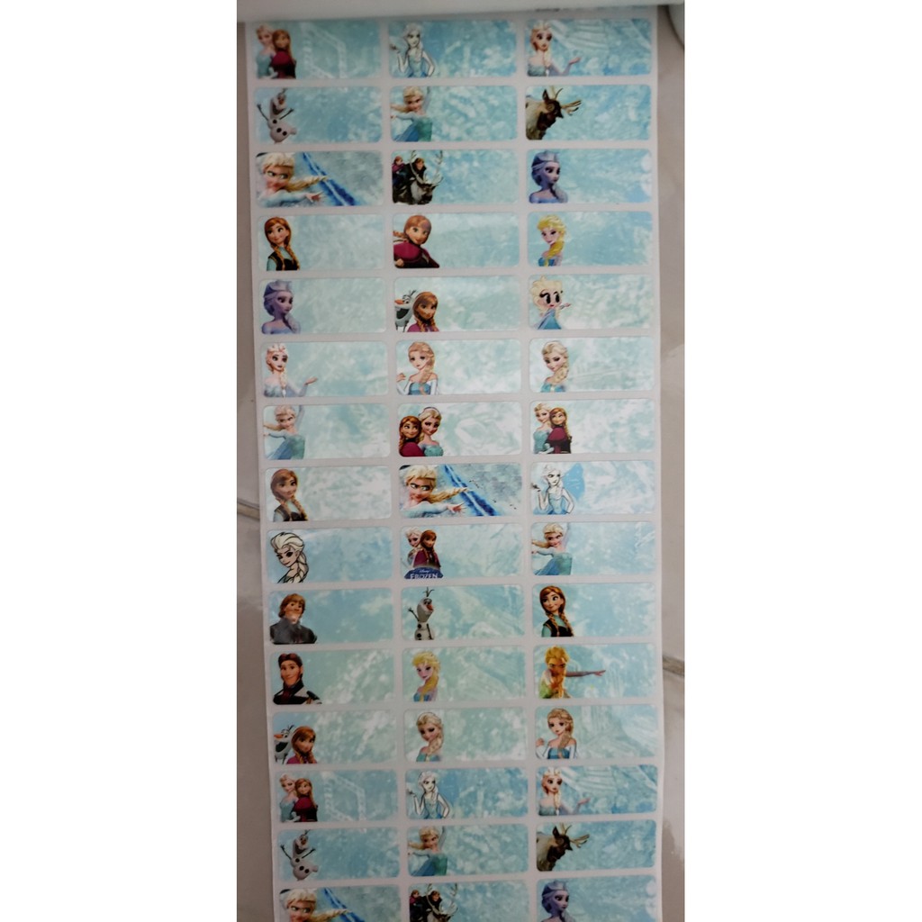 

Label Uk. M Frozen Waterproof, tidak luntur & anti sobek.