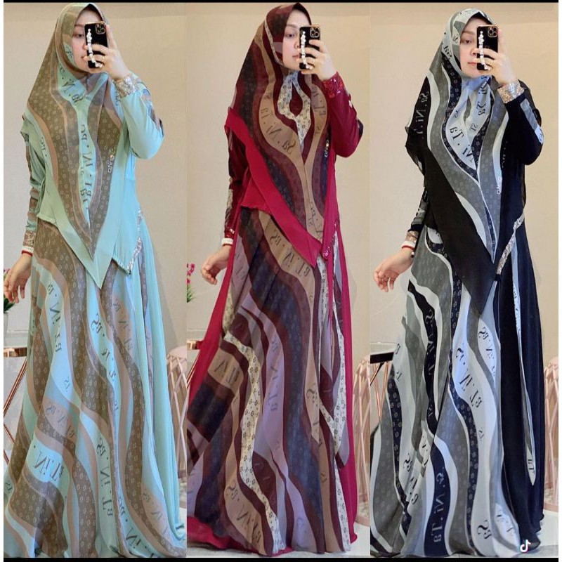 GAMIS LENNA SYARI BY SANITA ORI GAMIS SANITA GAMIS SER KHIMAR GAMIS SANITA ORI