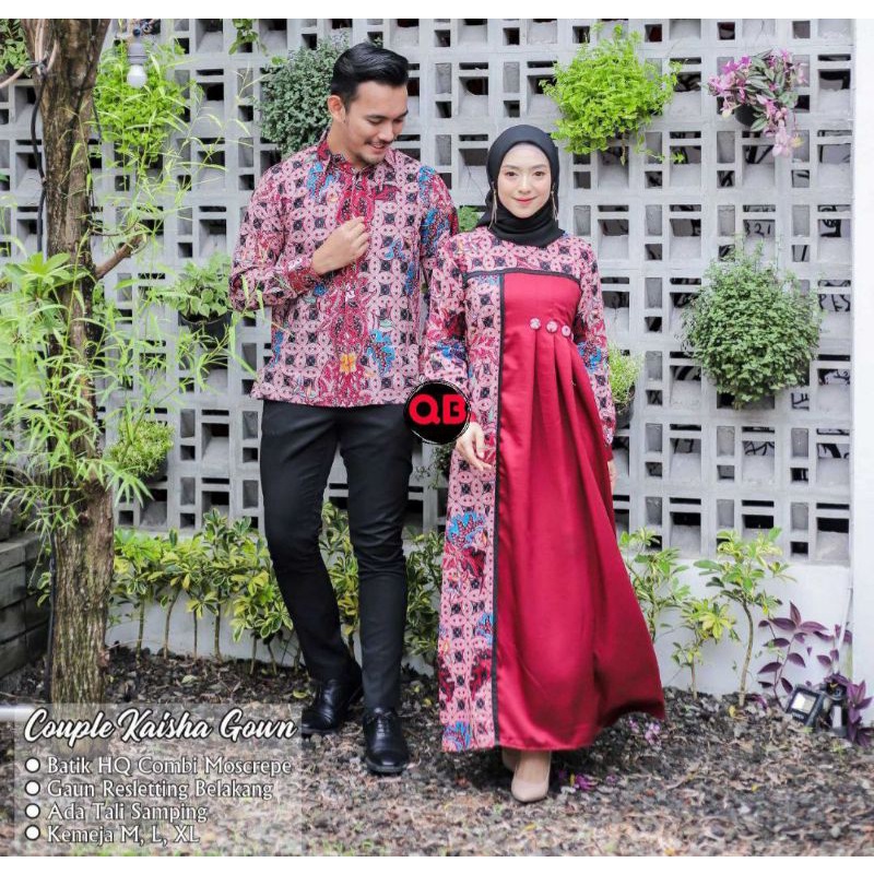 Batik Couple | Batik Couple Modern | Couple Batik | Gamis | Gamis Couple