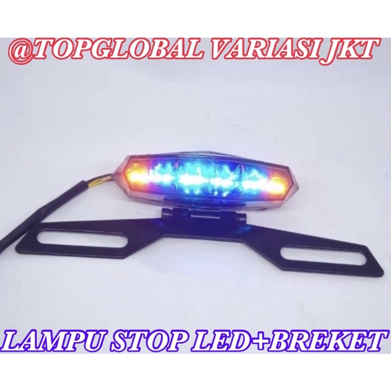 Lampu stop belakang RX KING 3 in 1 set dudukan plat universal rx king cb yb dll / stoplamp RX KING dll