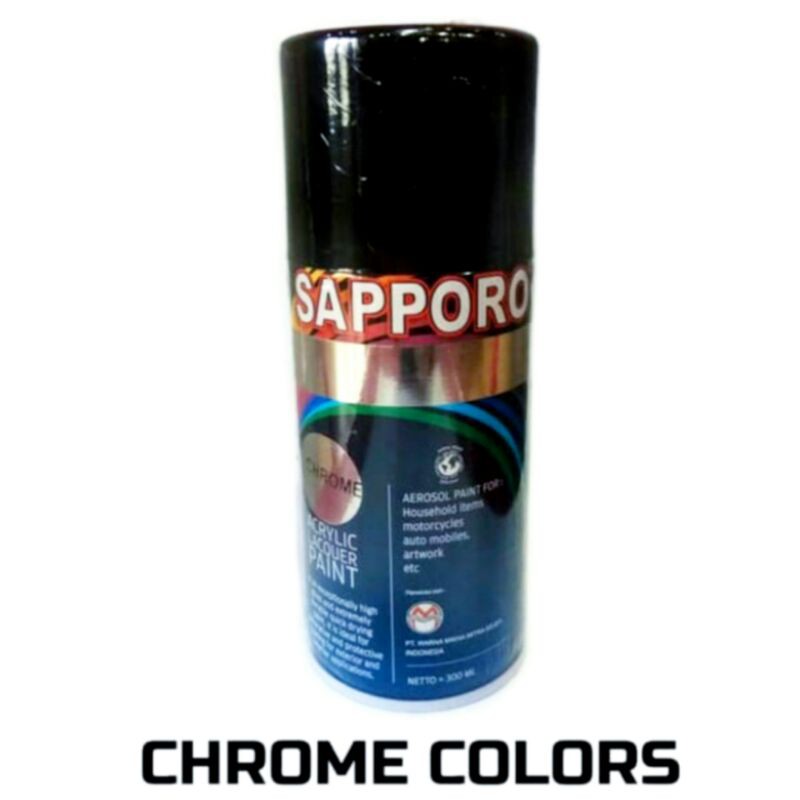 Cat Semprot Sapporo Chrome 300ml