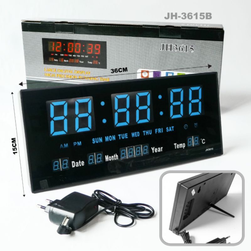 Jam 3D DIGITAL CLOCK LED / Jam Digital Dinding Dekorasi Rumah / Jam Tidur