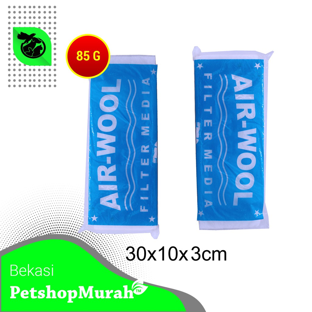 Kapas Filter Aquarium Akuarium 3 Lapis Busa Penyaring Kotoran Air Wool