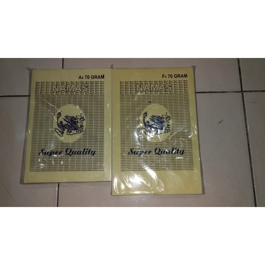 

Kertas Fotocopy HVS Putih 70 gr Merk Naga Mas ( Namas )