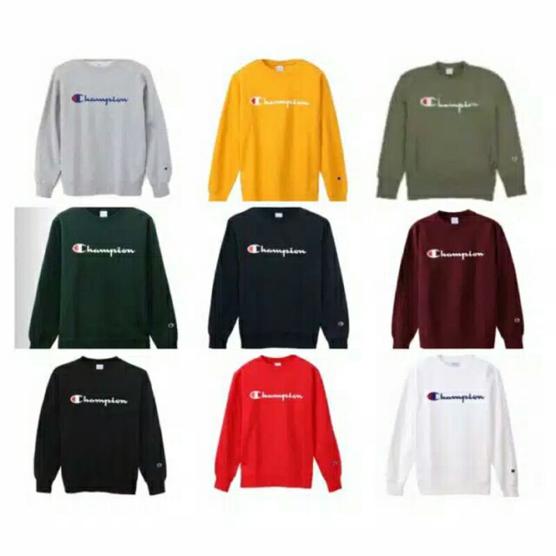 SWEATER CHAMPION SCRIPT CREWNECK ORIGINAL