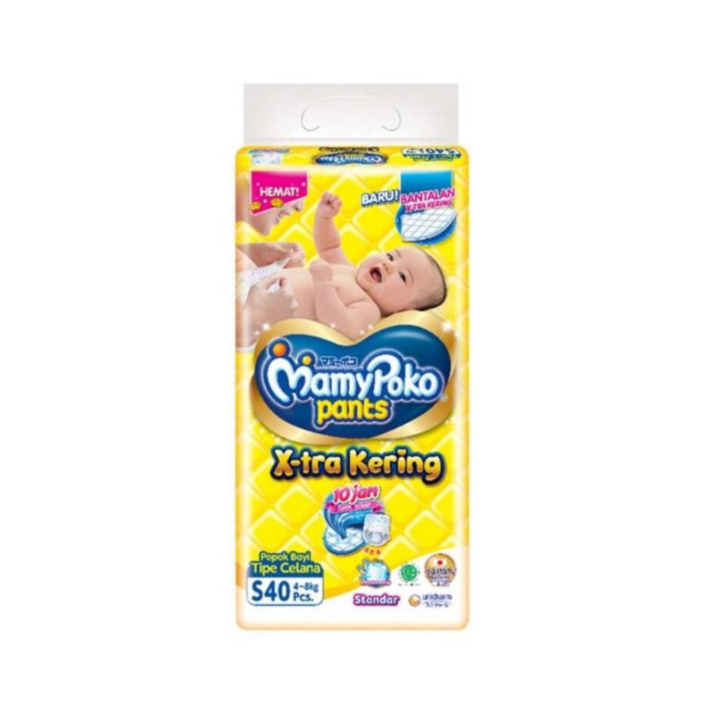 POPOK BAYI  Mamypoko Standar S40 M34 2 L30 2 XL26 