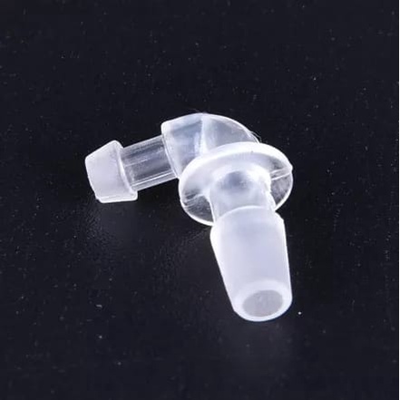 Konektor Siku Earplug ABD BTE Penghubung Ear Tip Konektor Selang Alat Bantu Dengar BTE