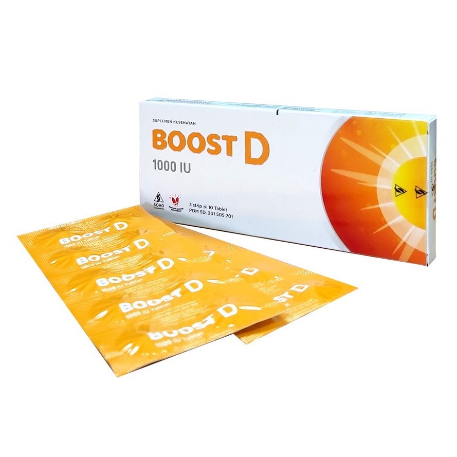 BOOST D 1000IU/ VITAMIN D 1000 IU/ VITAMIN DAYA TAHAN TUBUH