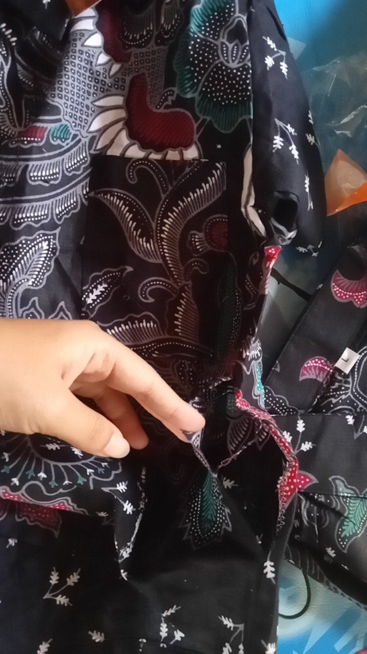 Maura Couple Sania Ruffle Batik Couple Ori Ndoro Jowi Garansi Termurah